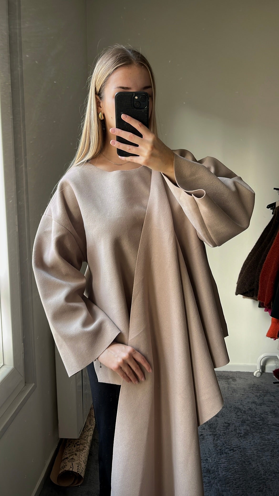 CAPE PONCHO BEIGE