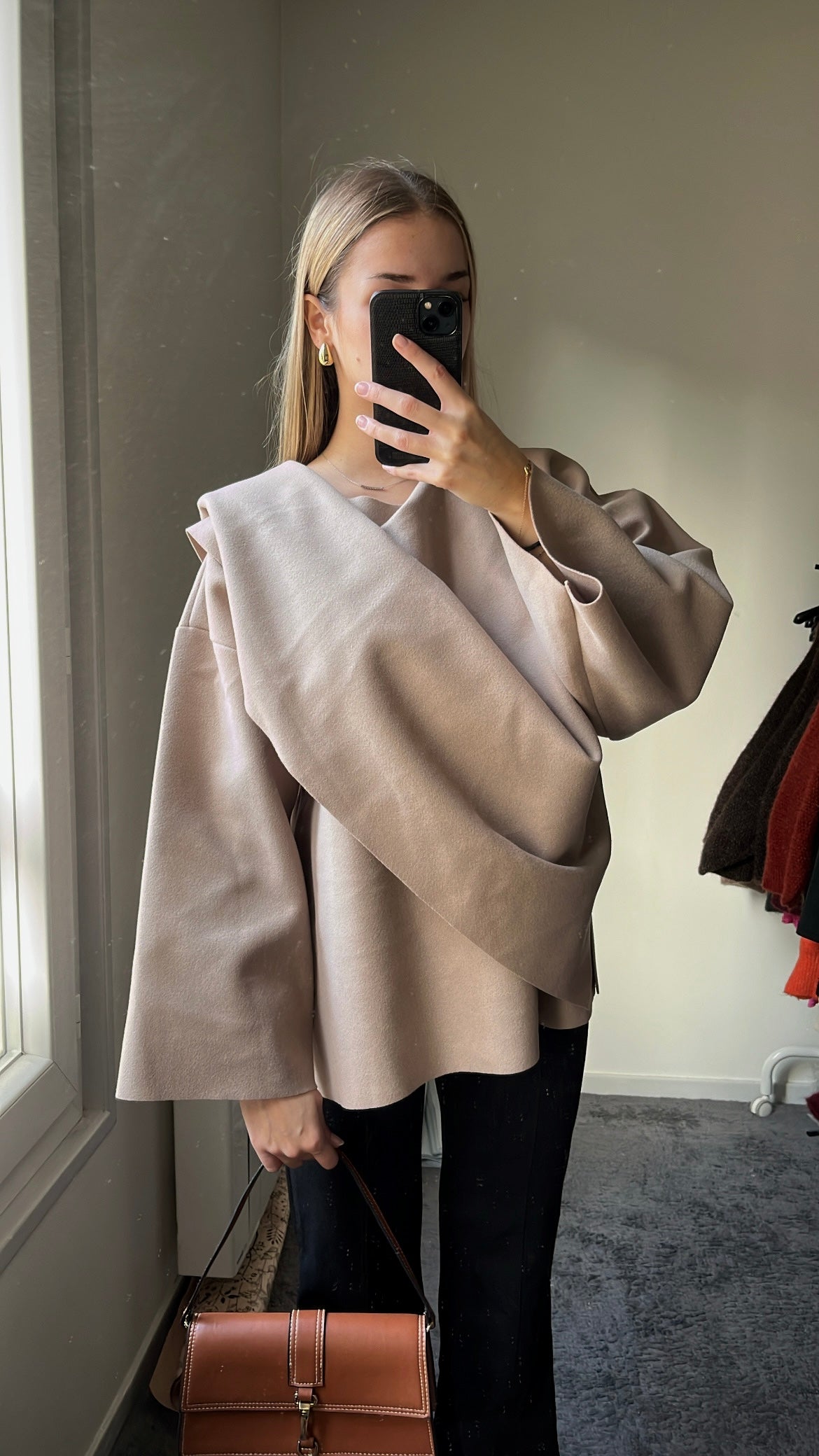 CAPE PONCHO BEIGE