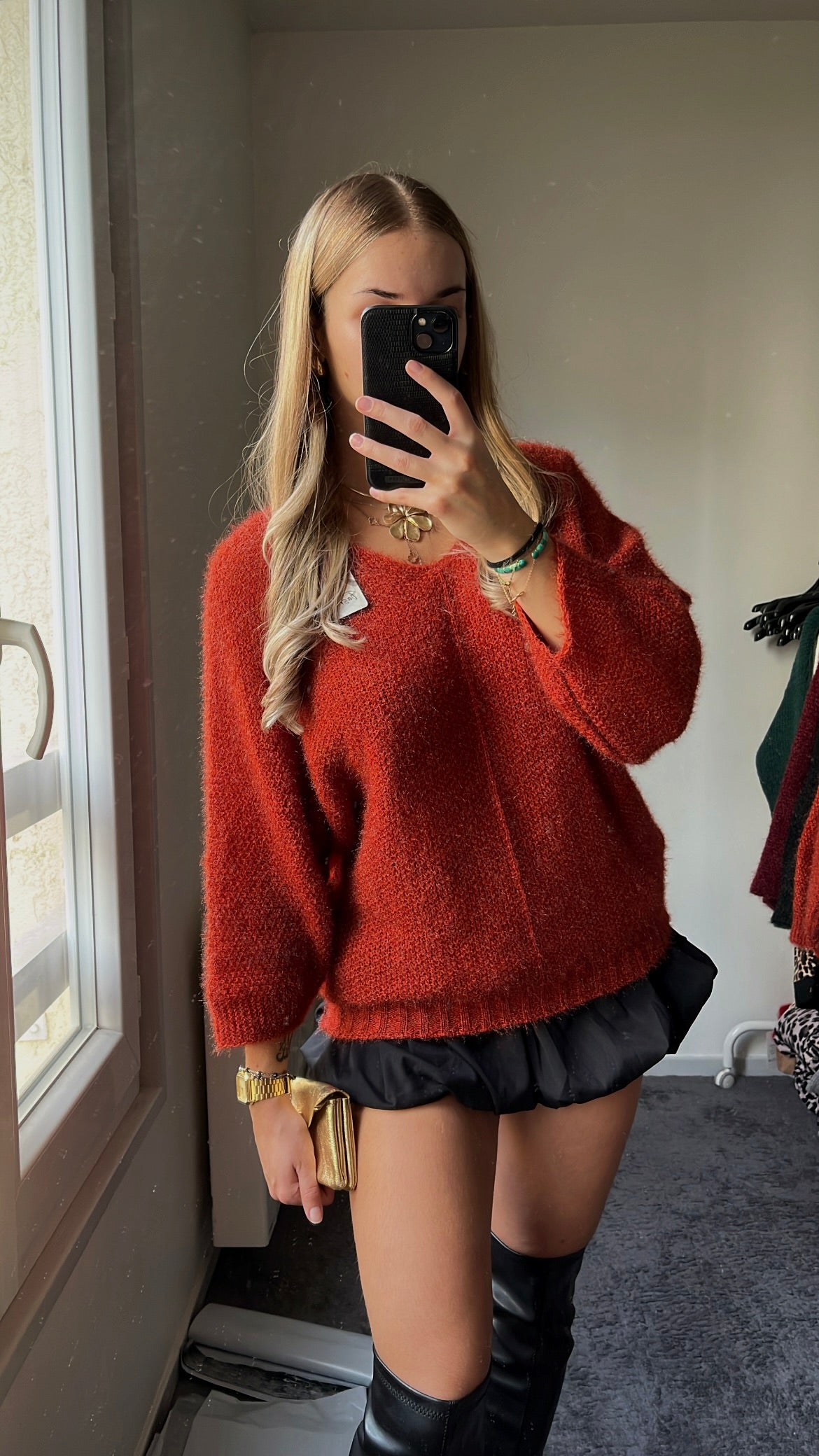 PULL ORANGE / ROUGE