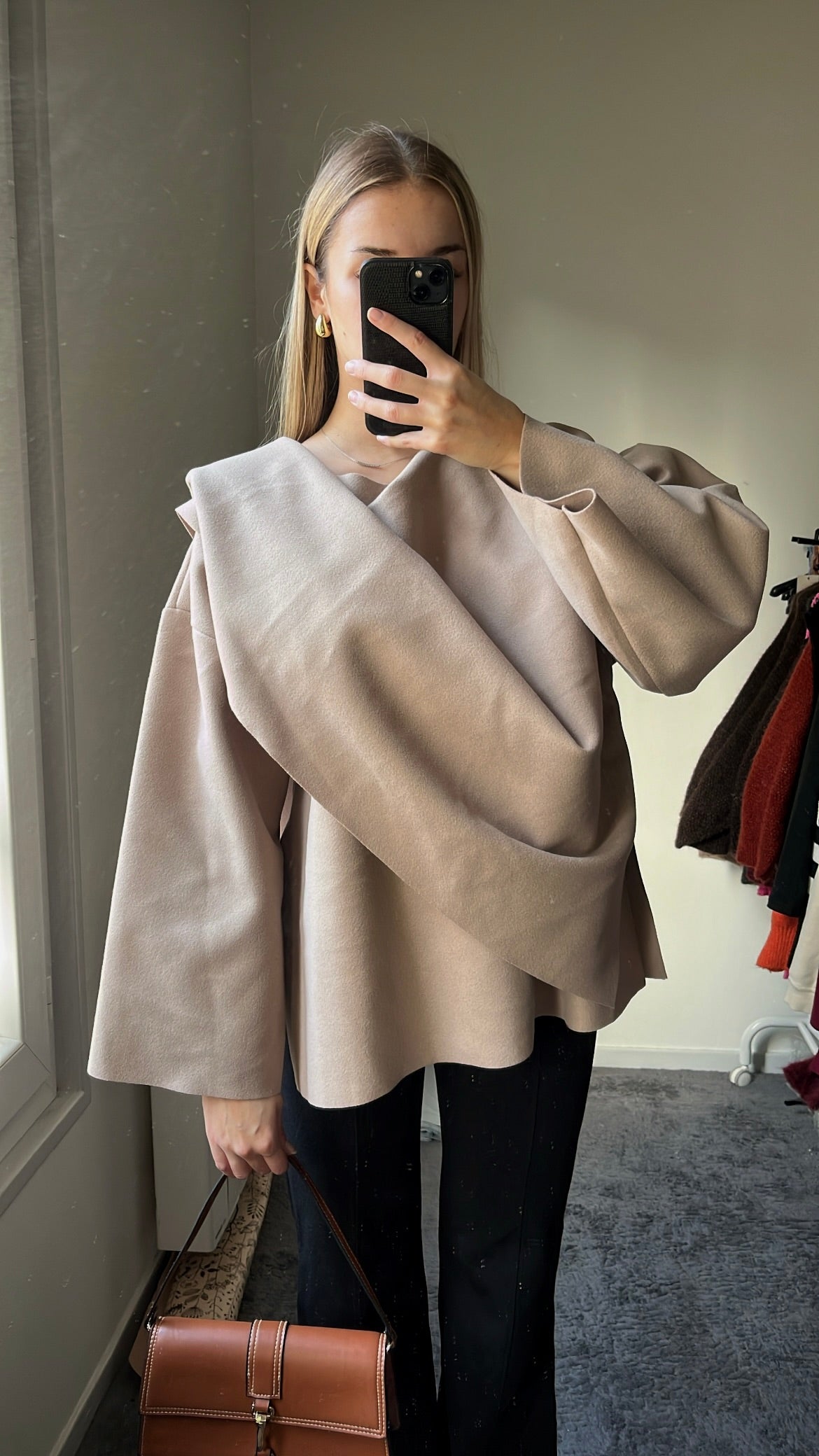 CAPE PONCHO BEIGE