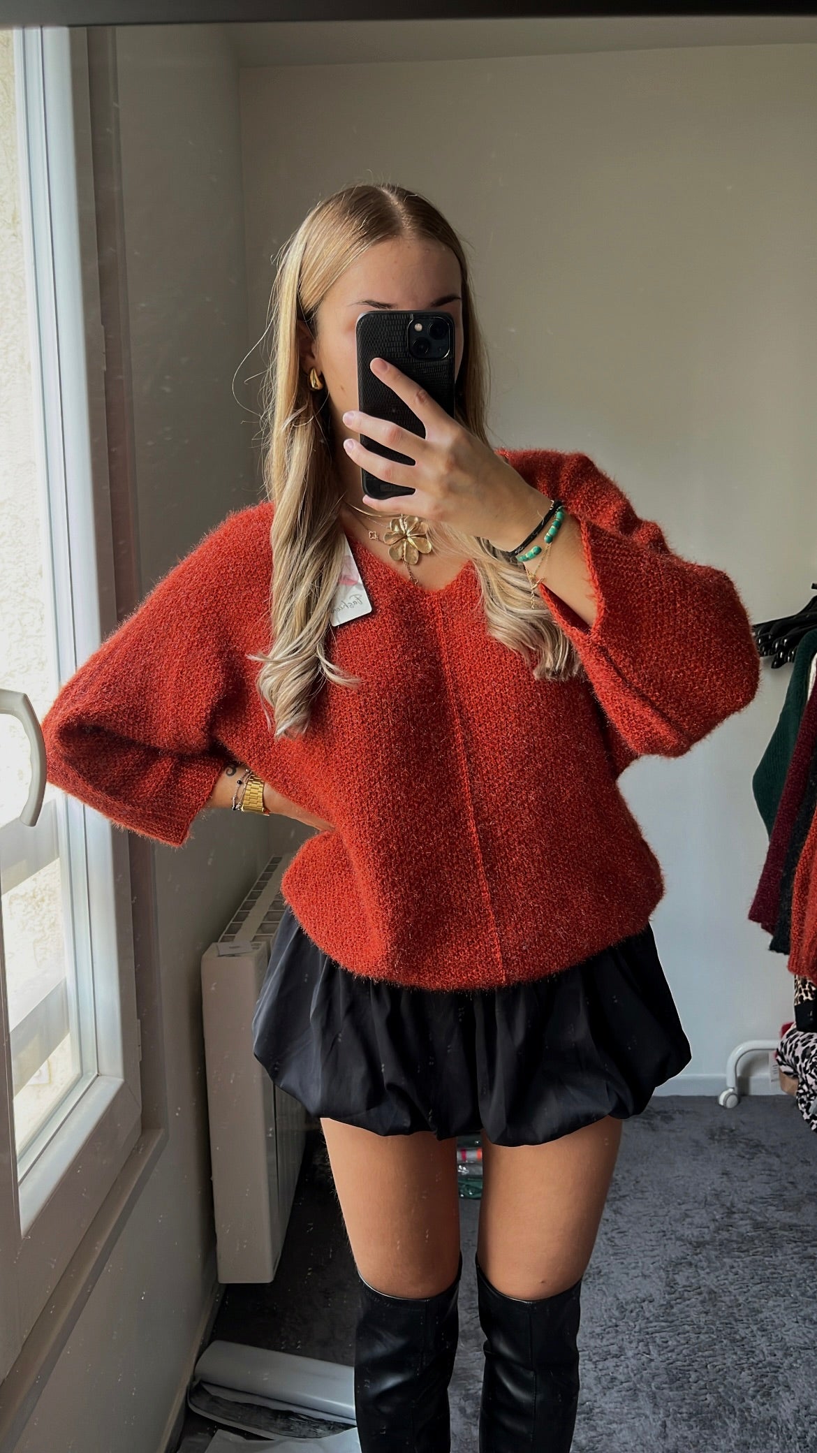 PULL ORANGE / ROUGE